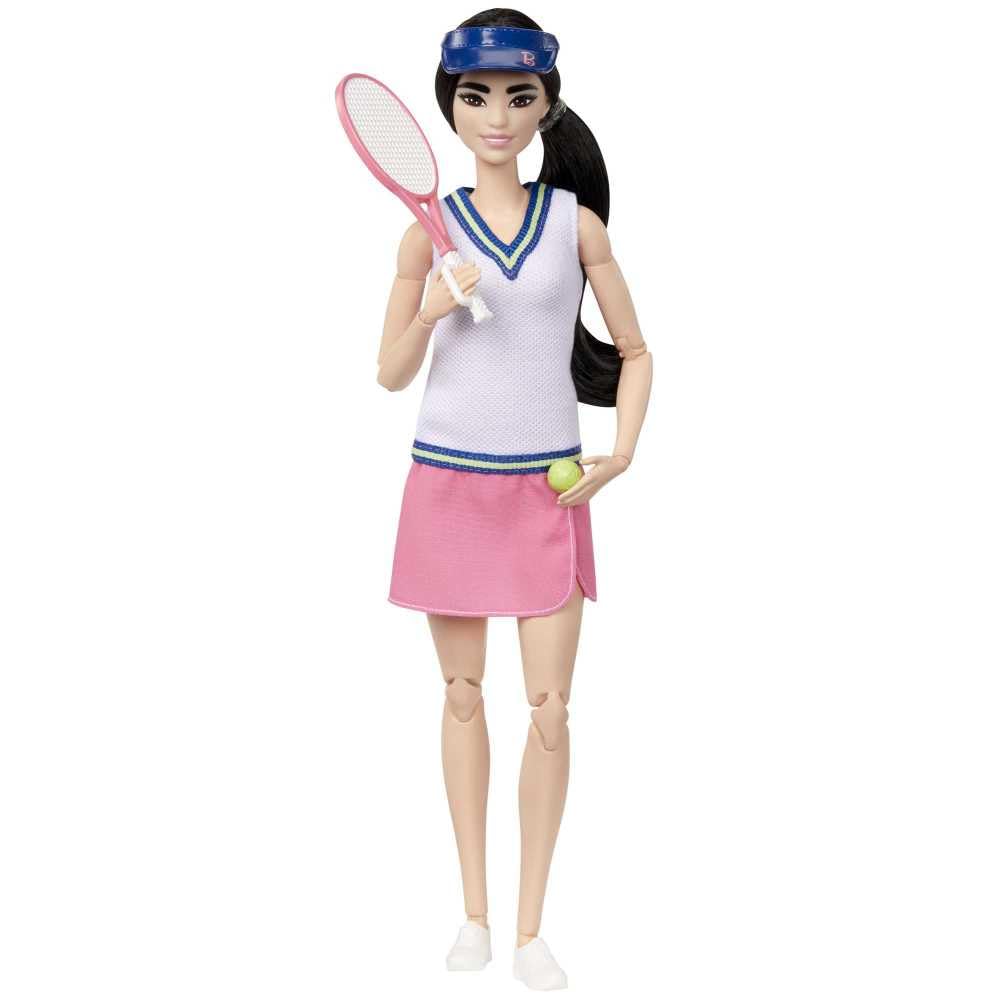 Barbie Career Tennis Player doll front view for imaginative sports play.