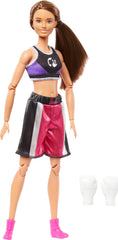 Barbie Careers boxer doll sparks imagined athletic roles and teamwork.
