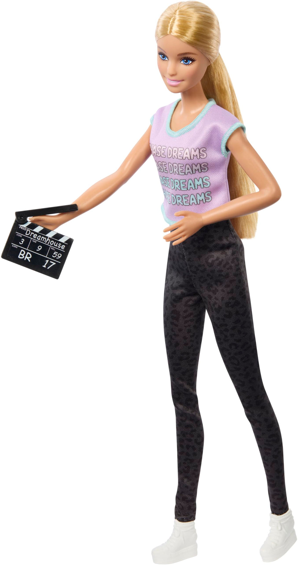 Barbie Careers Cinematographer with camera emphasizes visual storytelling.