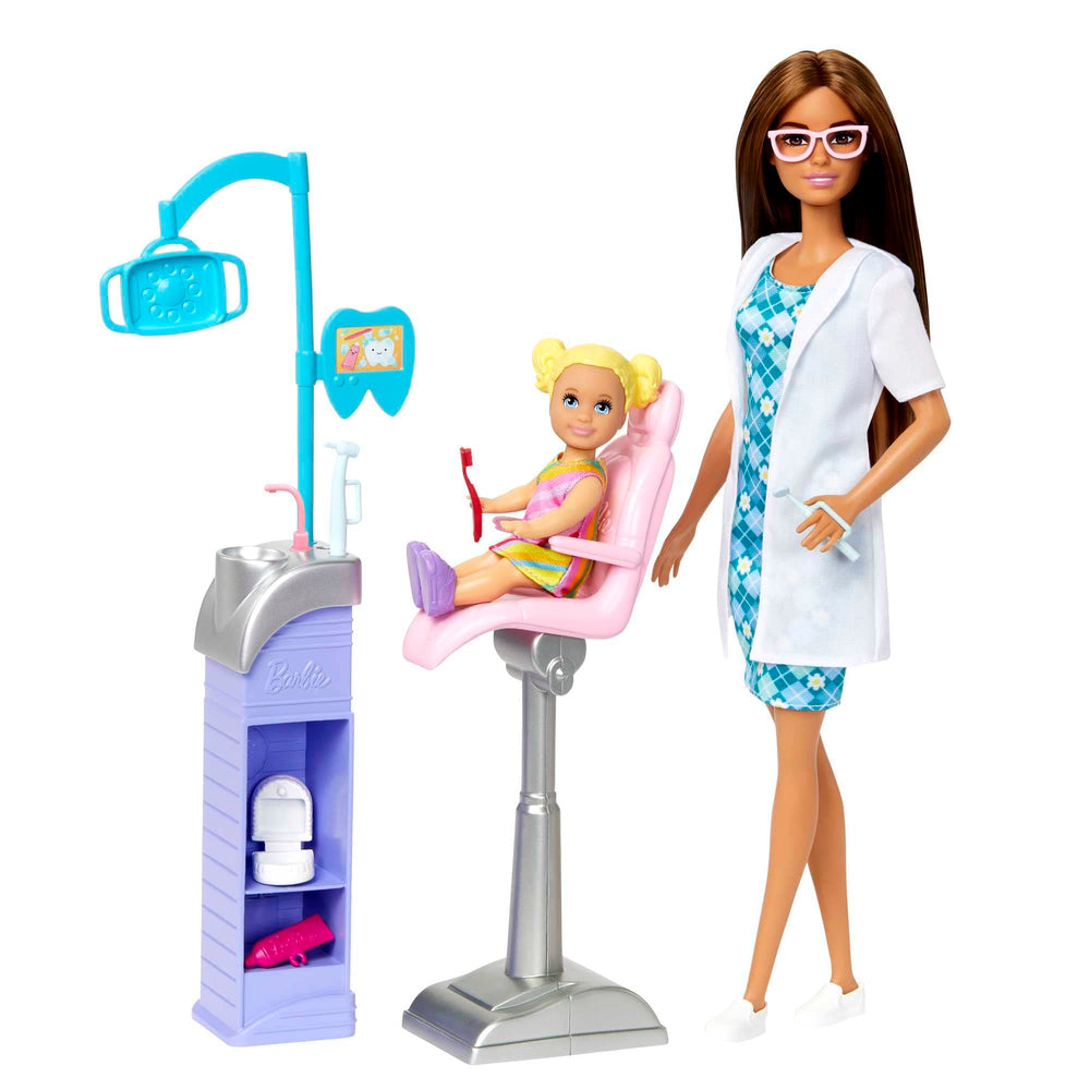 Barbie Careers exam chair for imaginative dental checkups and role-play.