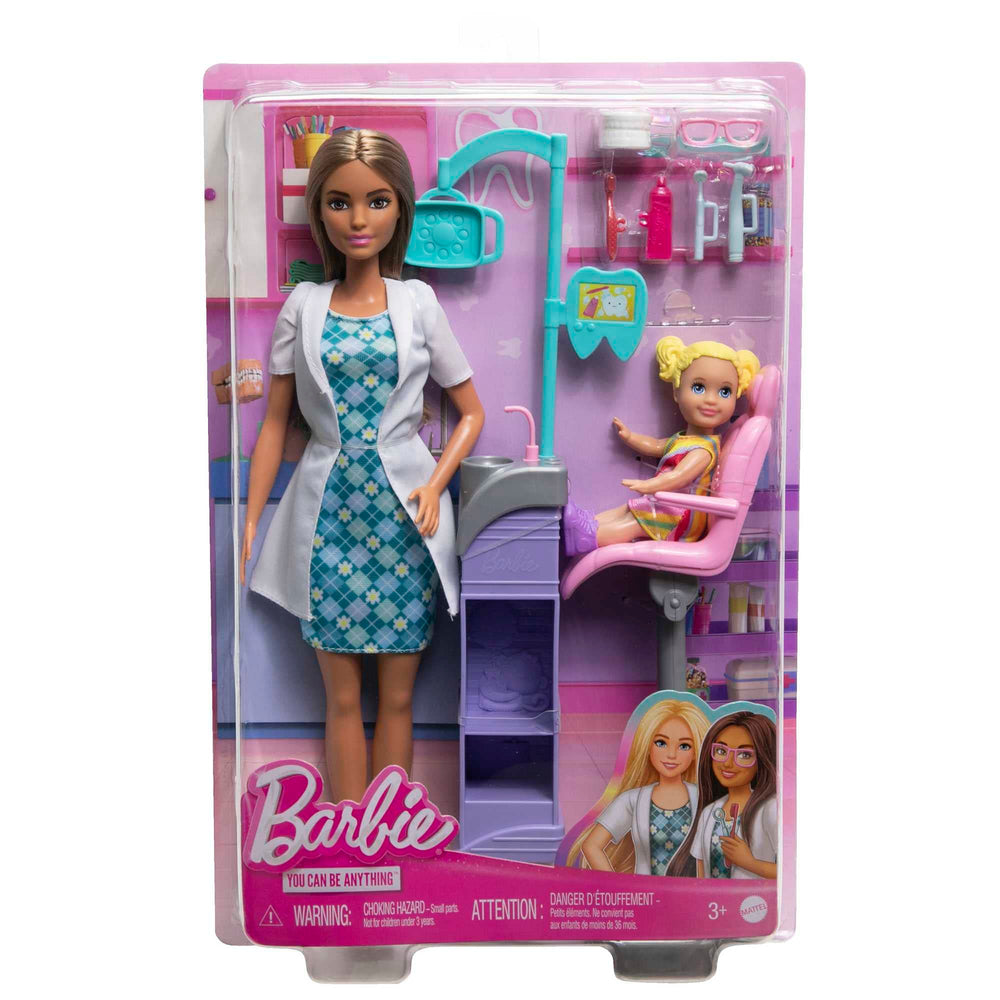 Barbie Careers gift set ideal for ages 3 and up.