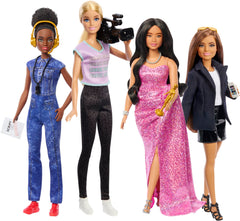 Barbie Careers Studio Executive with smartphone highlights on-set coordination.