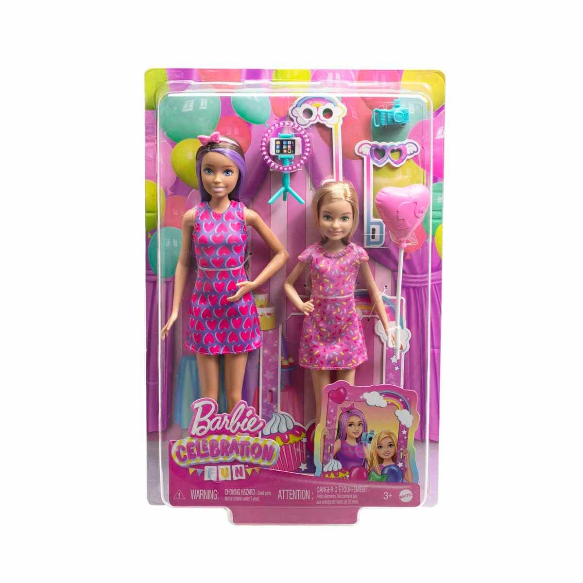 Barbie birthday theme set enabling kids to create festive adventures