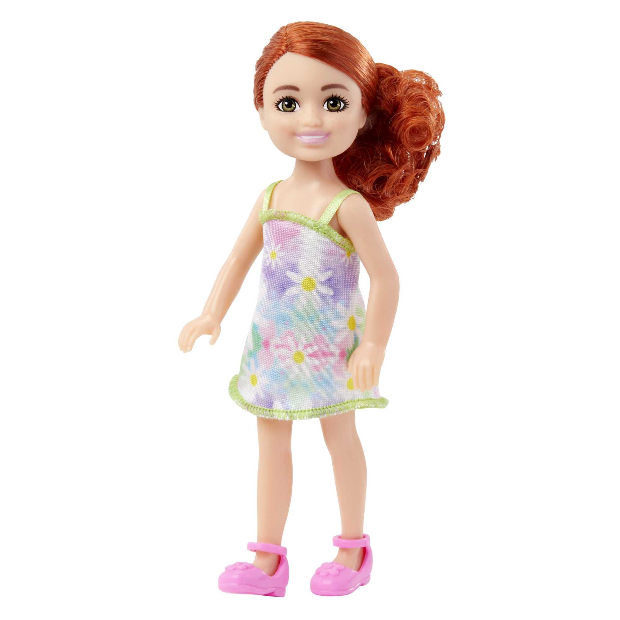 Compact 6-inch Chelsea doll designed for small hands and portable play.