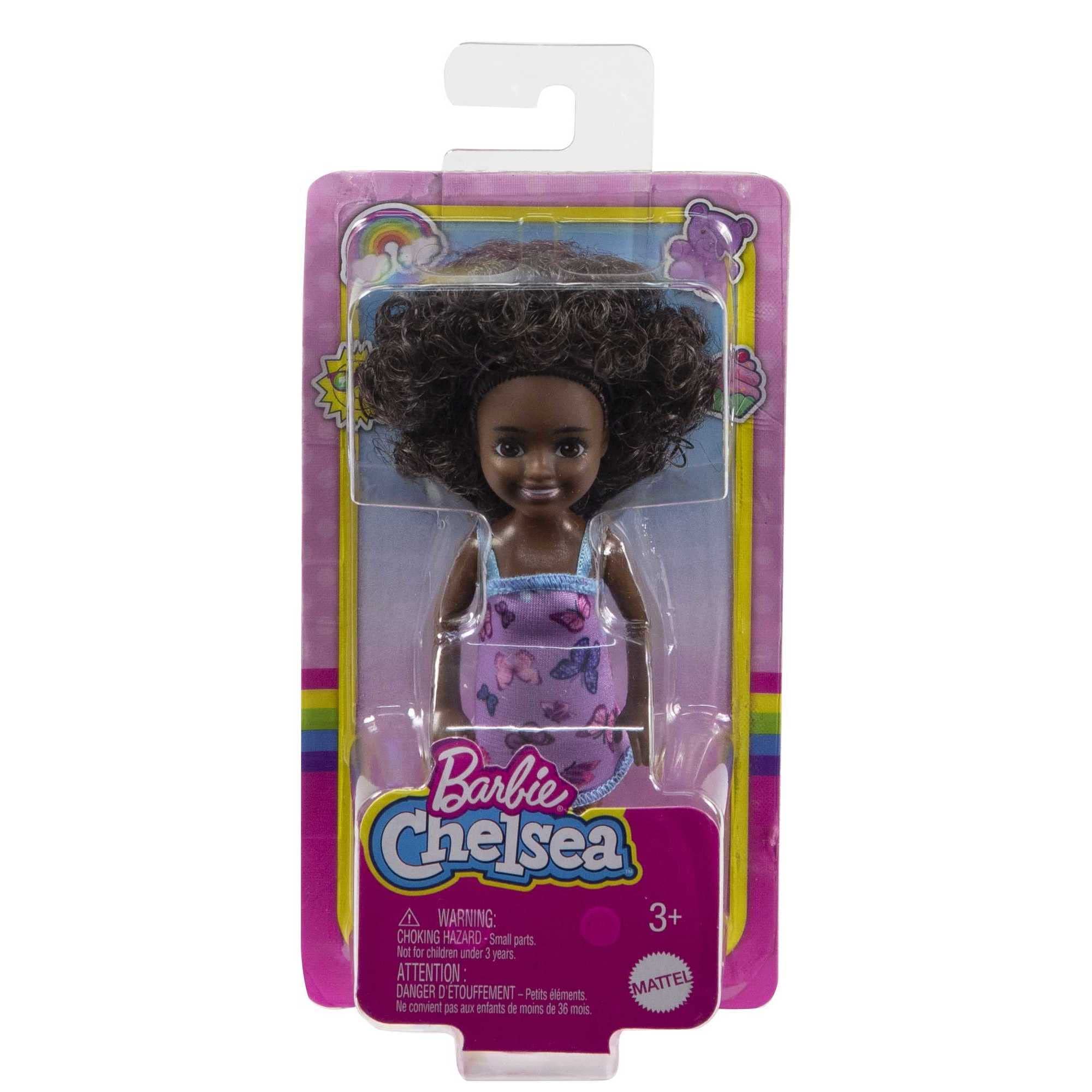Barbie Chelsea doll sized at 6 inches for easy handling by little hands.