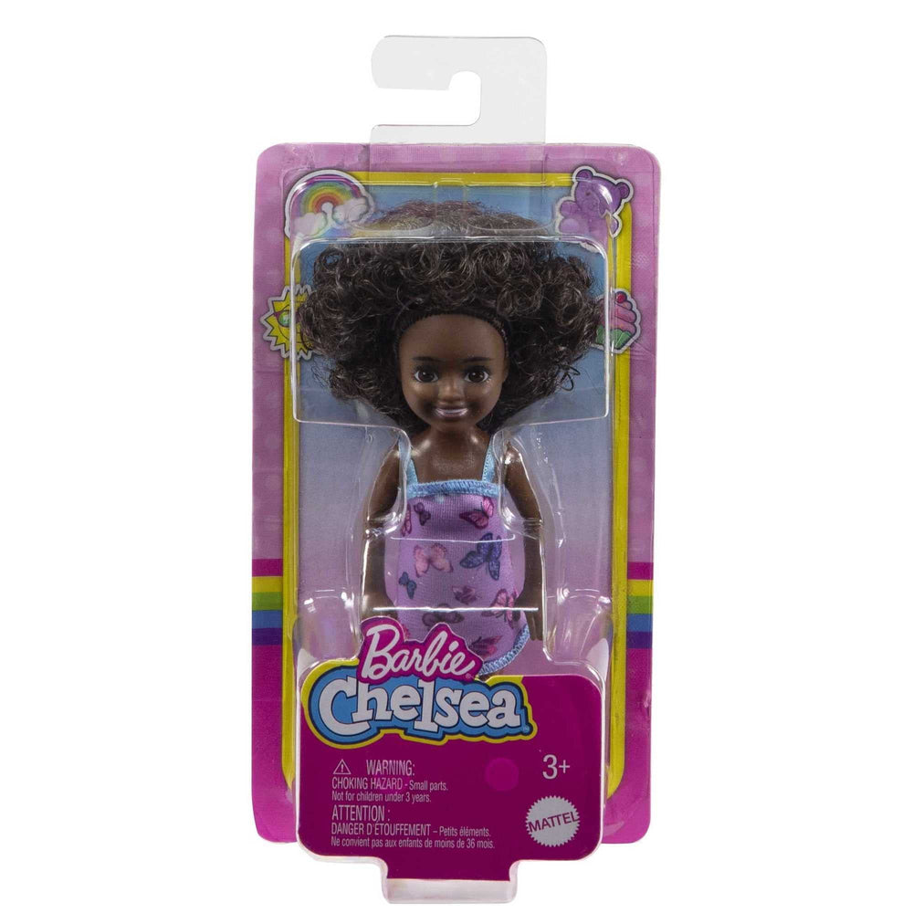 Barbie Chelsea doll sized at 6 inches for easy handling by little hands.