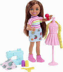 Barbie Chelsea 6-inch figure with clothing set encourages creative play.