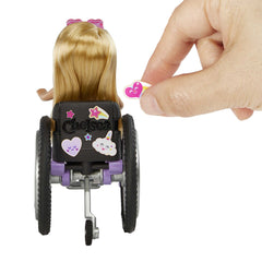 Barbie Chelsea doll sticker sheet enables customizable wheelchair and ramp