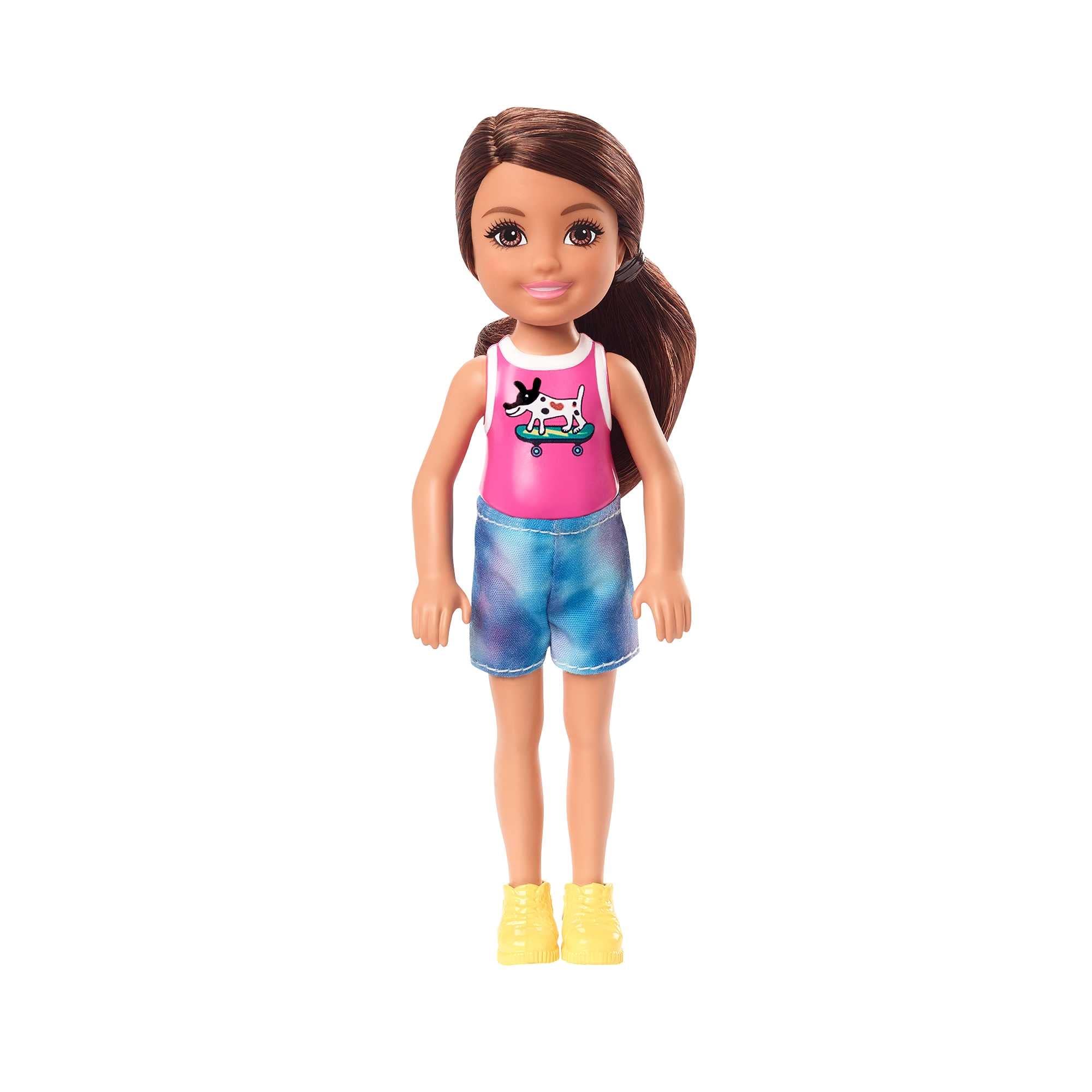Barbie Chelsea line offers diverse looks and hairstyles for imaginative play.