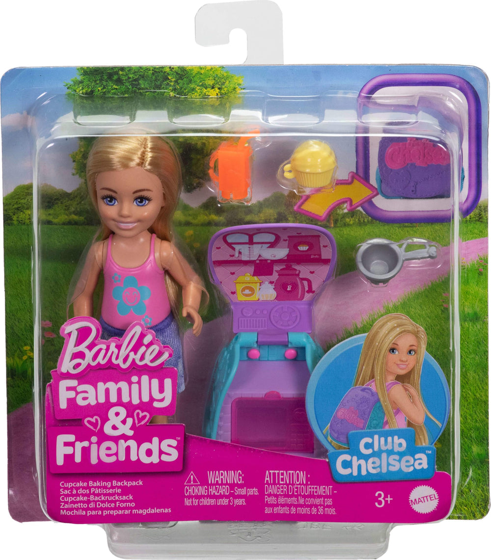 Barbie Chelsea playset shows color variations for unique styling.