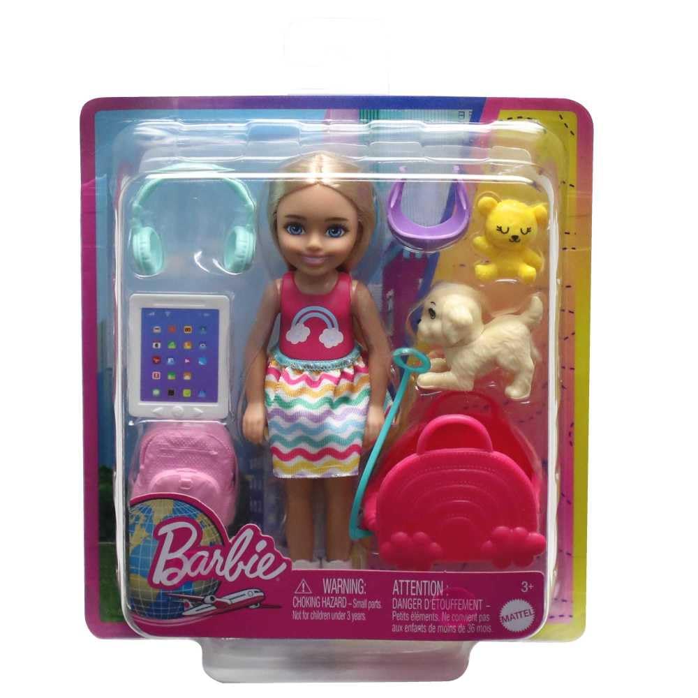 Barbie Chelsea teddy bear and sticker sheet for luggage decorating