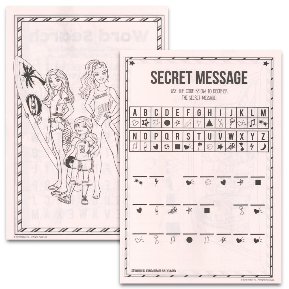 Barbie classic coloring book pages for timeless creative play