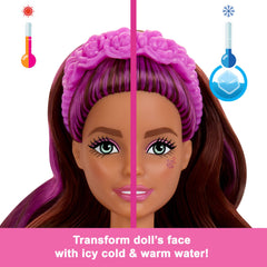 Barbie Color Reveal shoes with lace-up platform design for dancing fun.