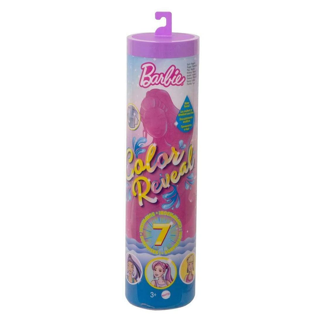 Barbie Color Reveal doll in Shimmer Series with metallic finish for imaginative play