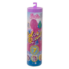 Barbie Color Reveal doll in Shimmer Series with metallic finish for imaginative play