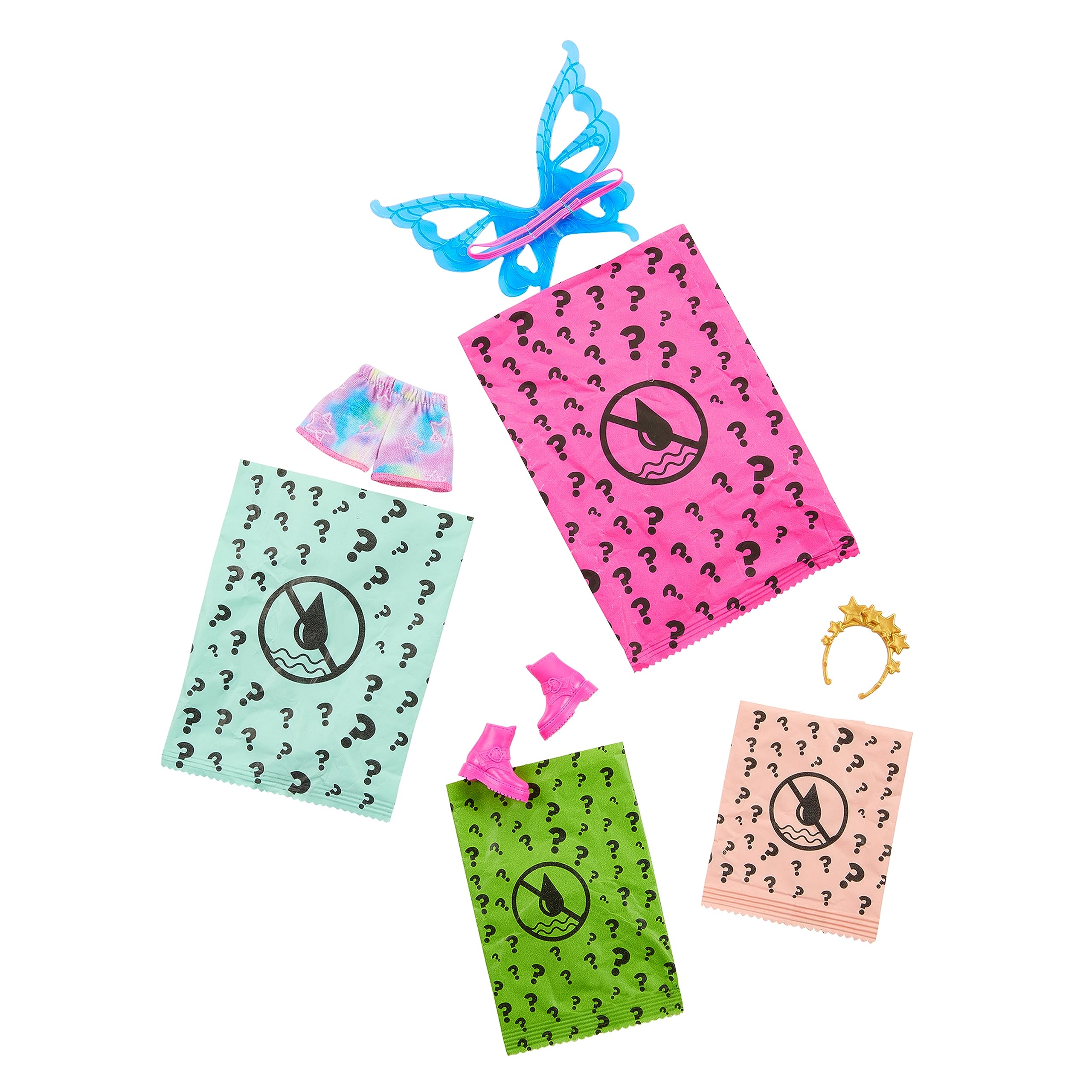 Barbie Color Reveal star-shaped sponge for easy makeup and accessory prep.