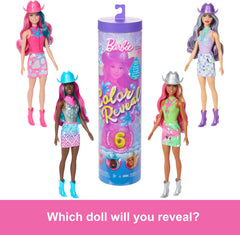 Barbie Color Reveal surprise accessory bags for mix-and-match styling.