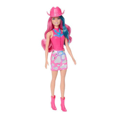Barbie Color Reveal water reveal changes makeup for repeat fun.