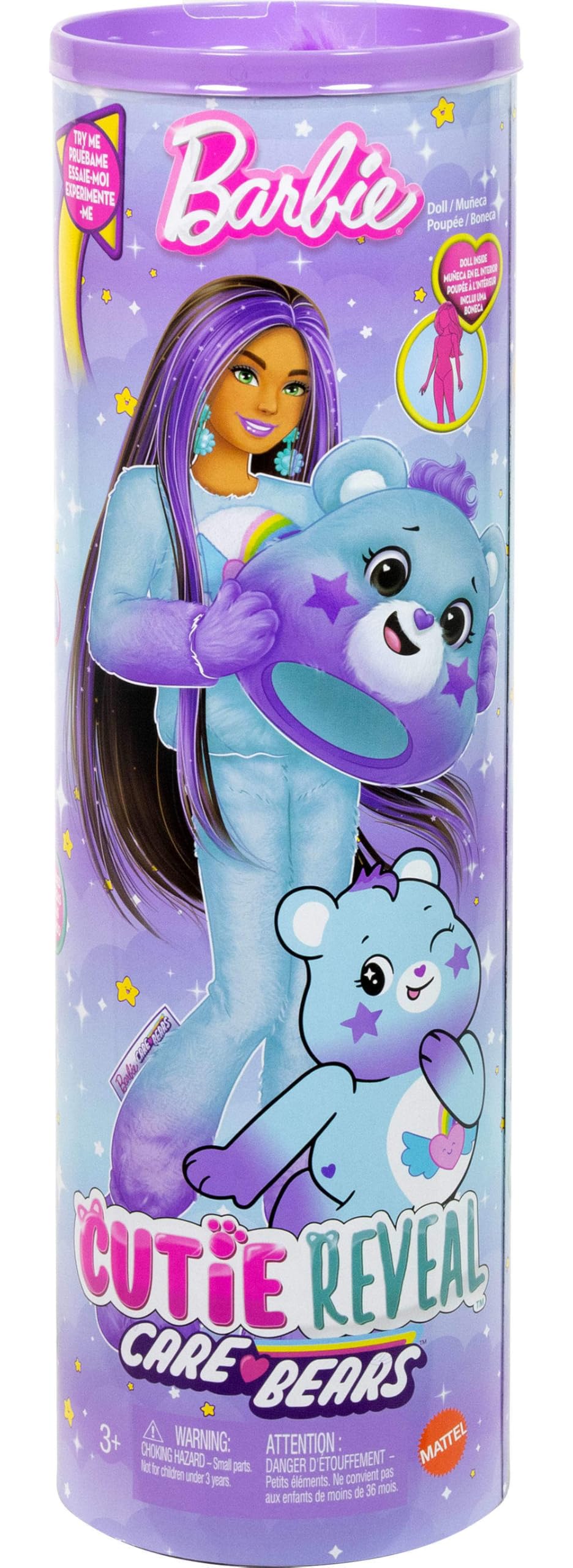 Barbie Cutie Reveal Care Bears gift option for kids aged 3 to 7