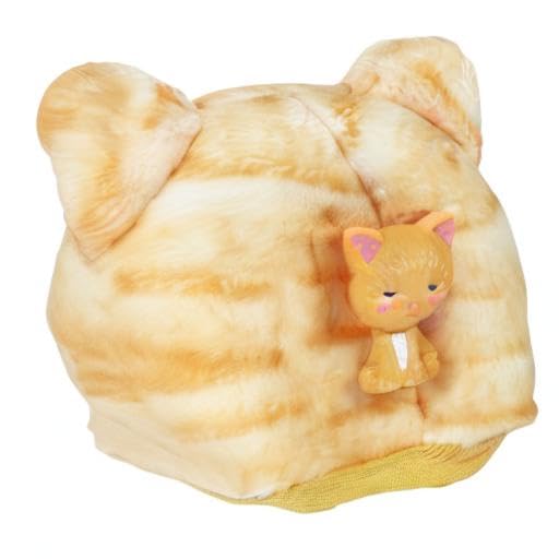 Barbie Cutie Reveal doll with twinkle-shine hair and pet bed concept