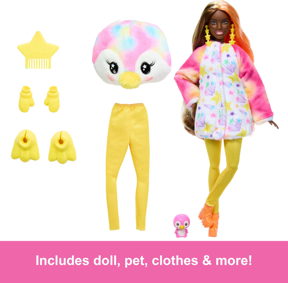 Barbie Cutie Reveal color-change with icy and warm water for surprises.