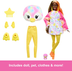 Barbie Cutie Reveal color-change with icy and warm water for surprises.