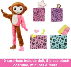 Barbie Cutie Reveal Jungle reversible fleece jacket boosts cozy styling options