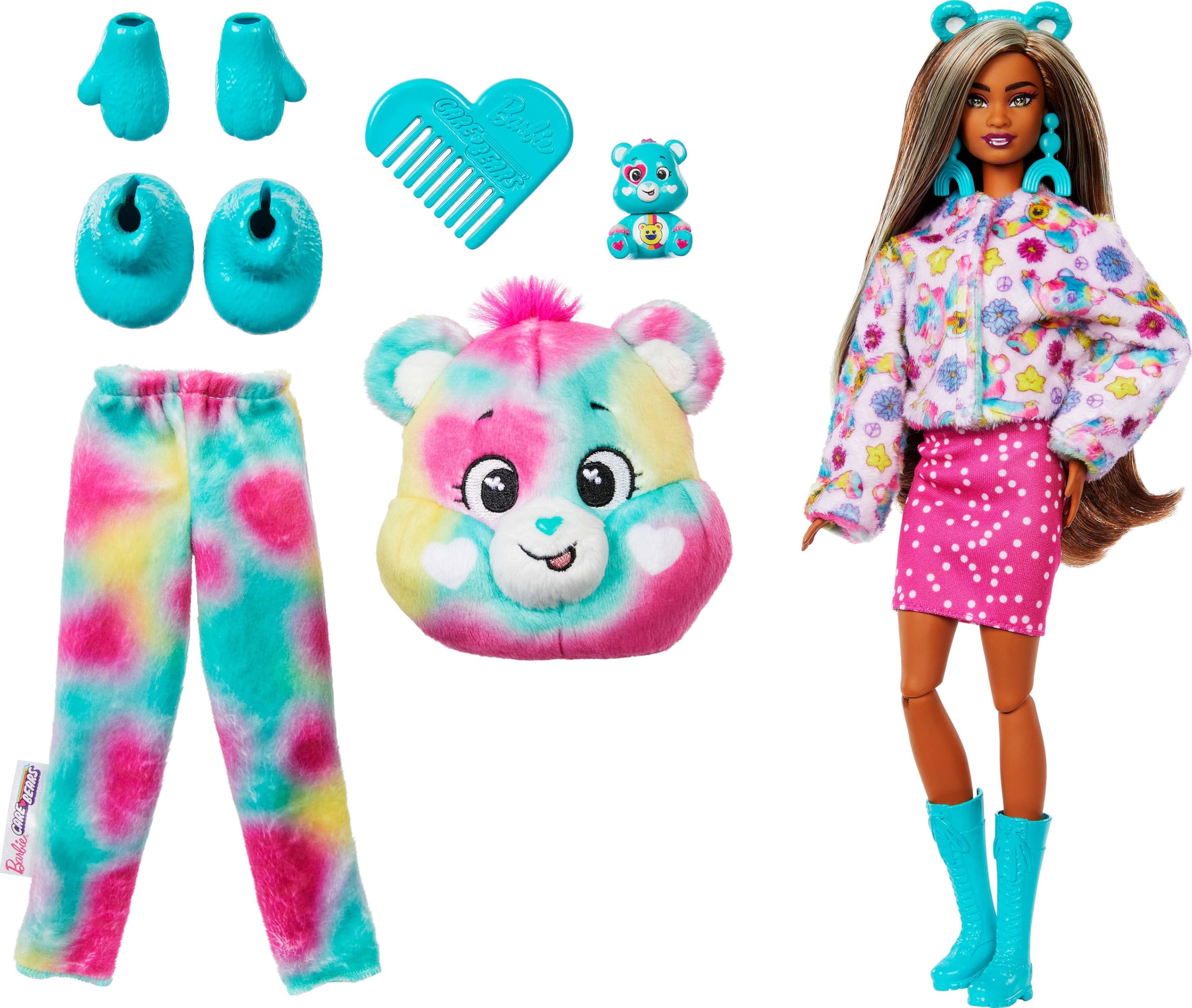 Barbie Cutie Reveal color-change with water reveals face details.