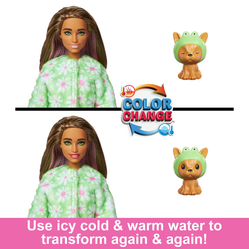 Barbie Cutie Reveal mini pet included for companion play.