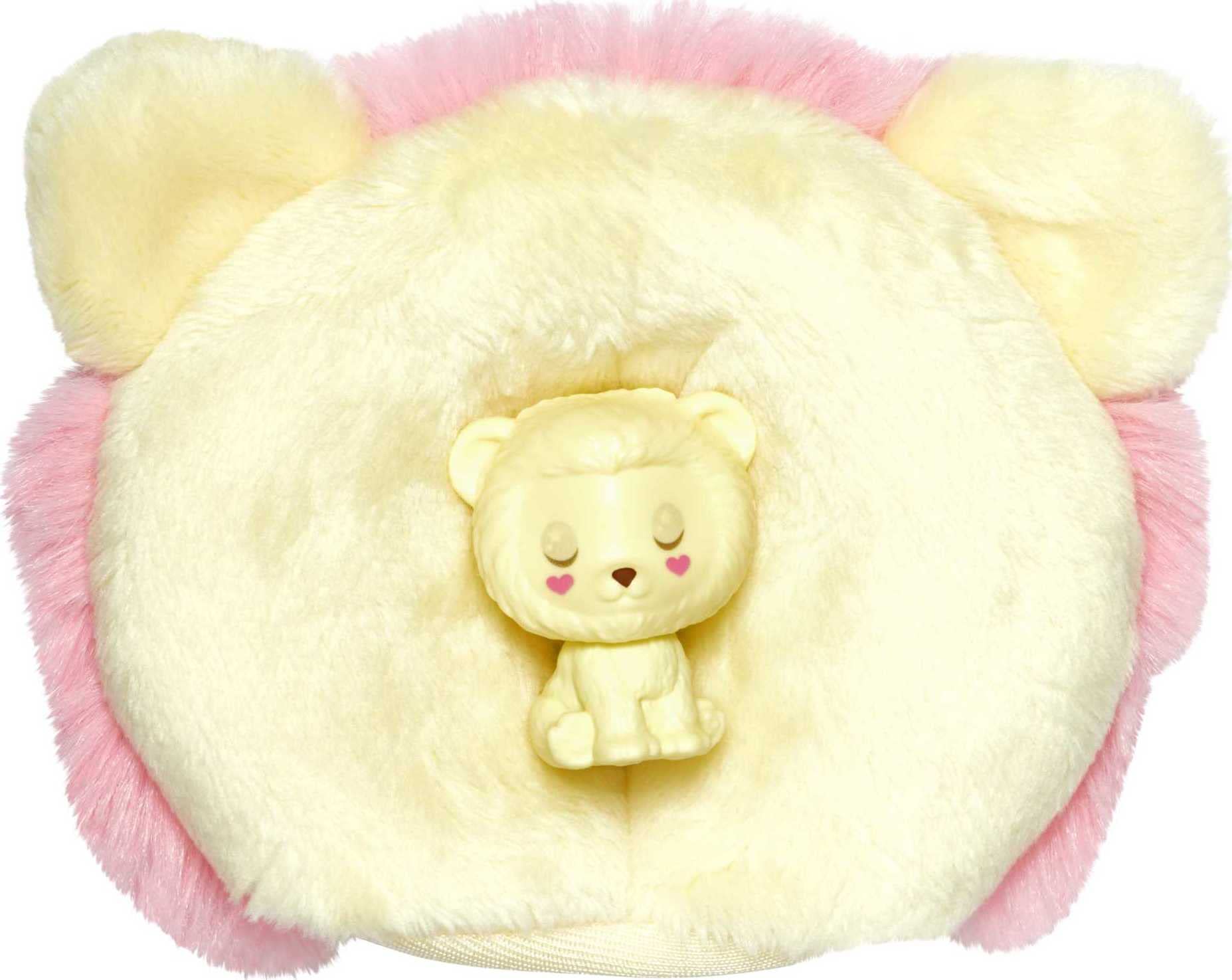 Barbie Cutie Reveal reversible plush top and fleece jacket for versatility