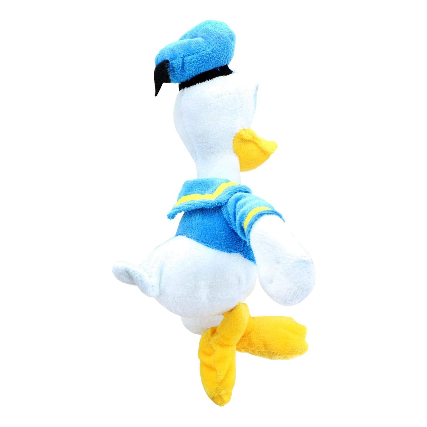 Barbie Disney Donald Duck 11-inch plush close-up eyes showcases friendly charm.