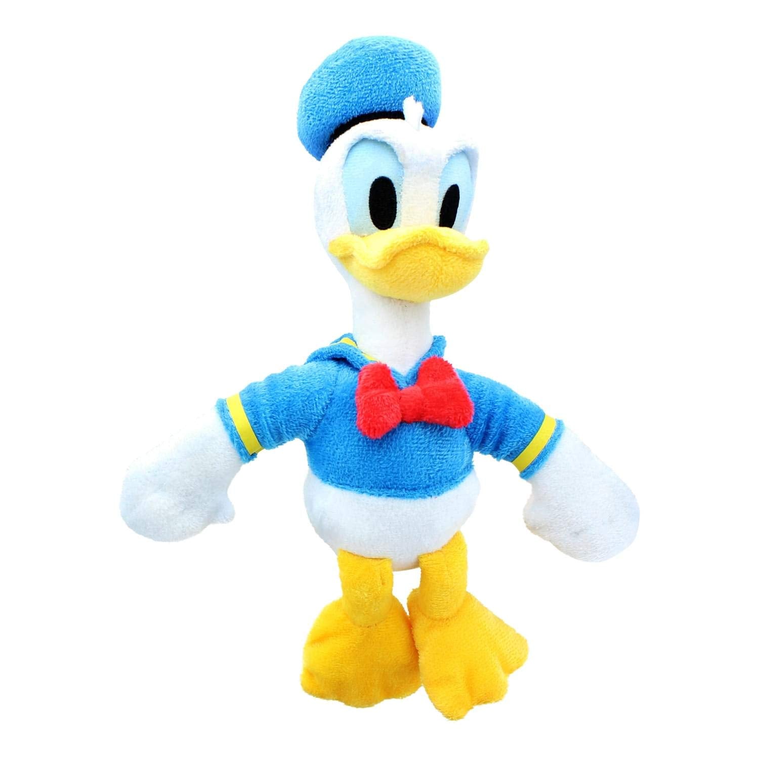 Barbie Disney Mickey and Friends 11-inch plush fabric detail highlights soft bean filling.
