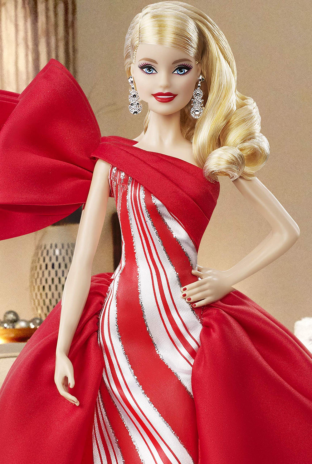 Barbie in a pose with stand for versatile display options