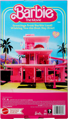 Barbie The Movie display-ready figure with included stand for upright posing.