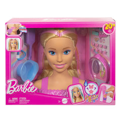 Headband and rubber bands complete coordinated Barbie looks.