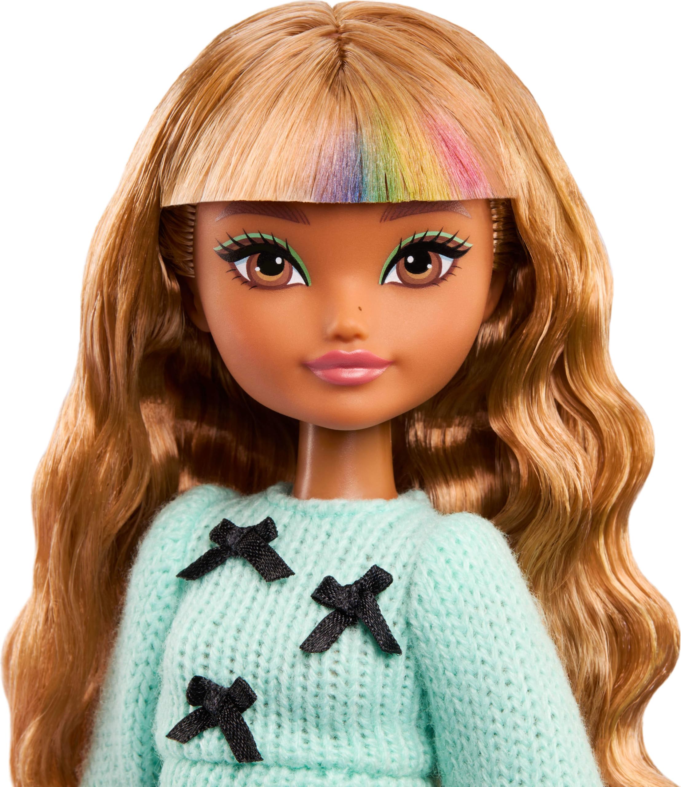 Zia doll and hairspray enable easy hold and shine during pretend salon
