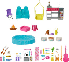 Barbie Dream Camper dough ingredients for creative pretend cooking