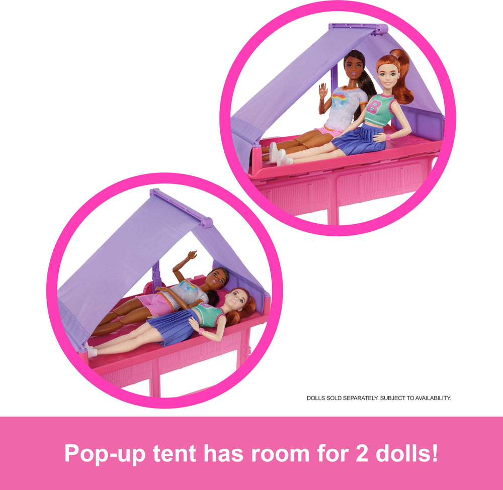 Barbie Dream Camper fishing pond for pretend adventures
