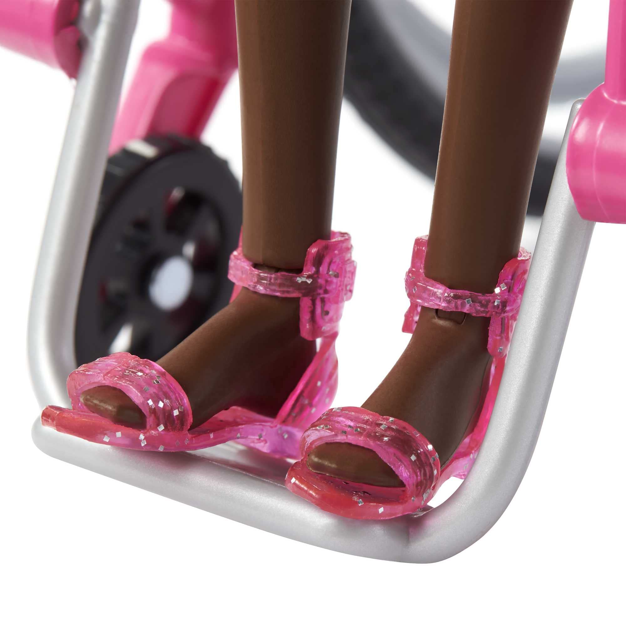 Barbie dreamhouse-accessibility-compatible design supports wheelchair-friendly home play.