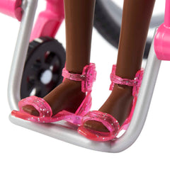 Barbie dreamhouse-accessibility-compatible design supports wheelchair-friendly home play.