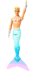 Barbie Dreamtopia Merman Doll waist-bend for swimming pretend play