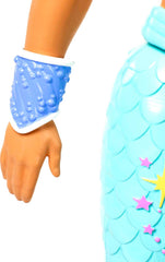 Barbie Dreamtopia Merman Doll blue and white wrist gauntlets