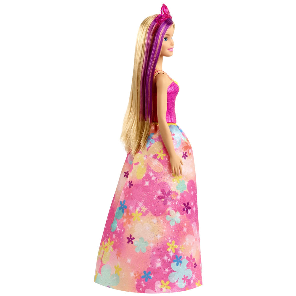 Barbie Dreamtopia shimmering shoes finish the dress-up ensemble.