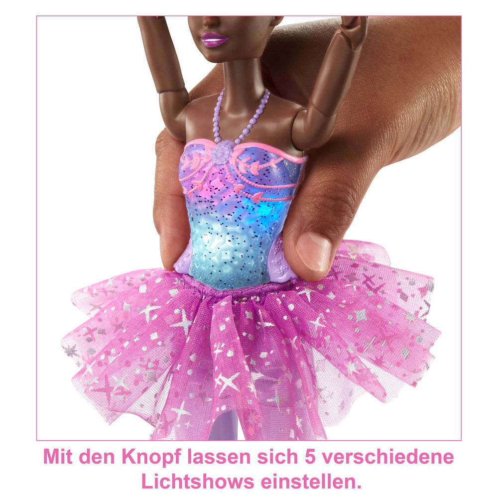 Barbie Dreamtopia purple tutu and sculpted slippers spark pretend ballet moments