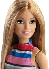 Barbie dress and denim skirt ensemble enables versatile styling.