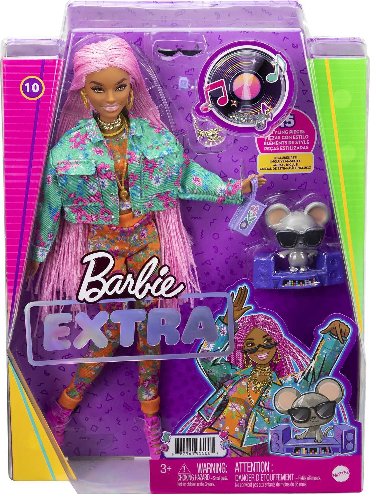 Barbie Extra DJ booth accessory enhances on-theme play scenarios.