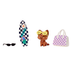 Barbie Extra doll with pet puppy and sunglasses adds pet-friendly play ideas and accessories.