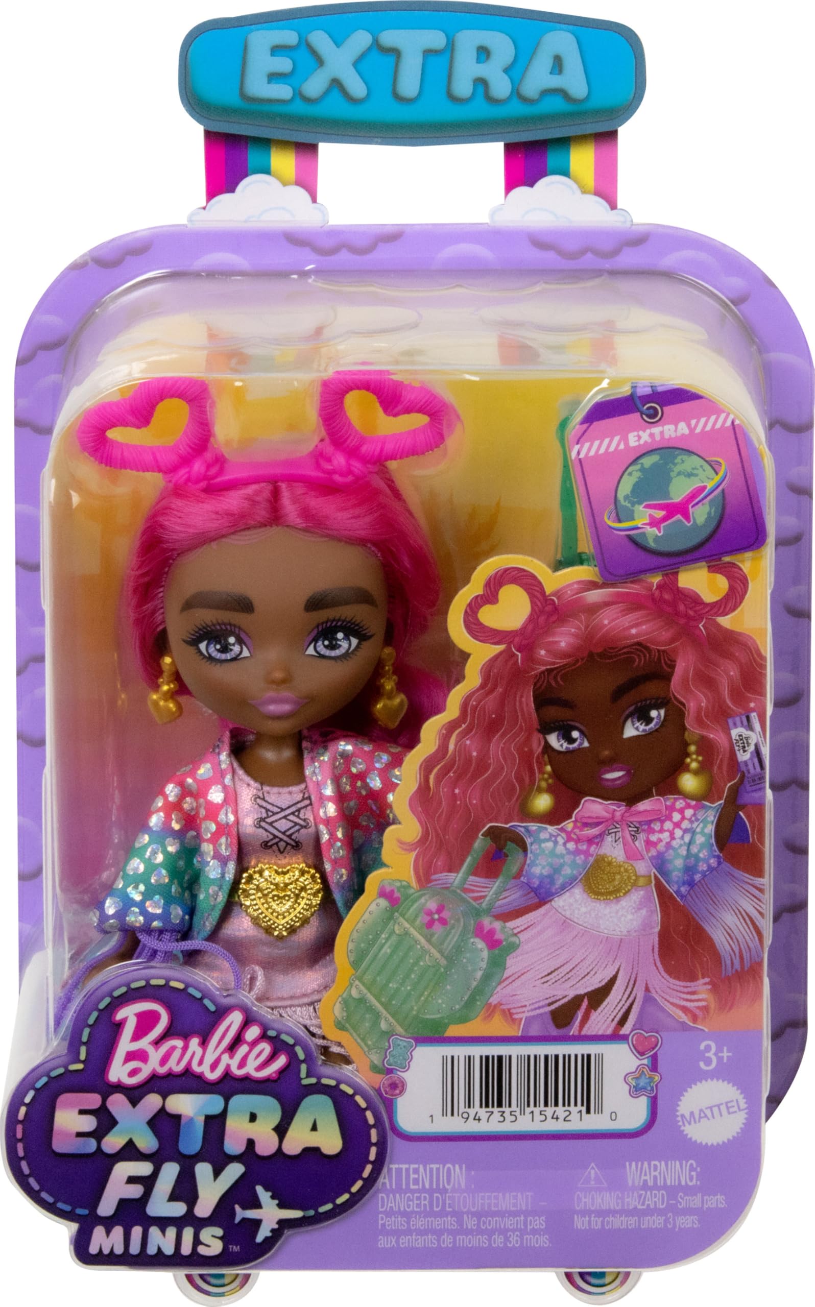 Barbie Extra Fly Minis purple cowboy boots support versatile desert-inspired outfits.