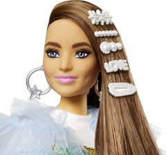 Barbie Extra keyboard-inspired clutch adds playful storytelling props