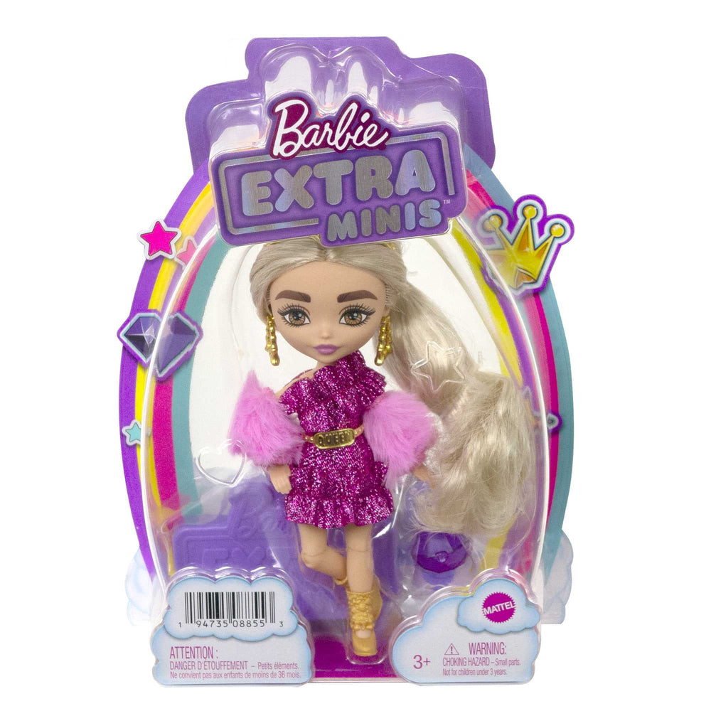 Barbie Extra Minis doll elbows and knees pose for creative scenes.